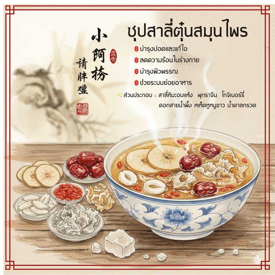 ชุดสาลี่ตุ๋นสมุนไพร Herbal Fruits 1 ชุดสาลี่ตุ๋นสมุนไพร Herbal Fruits