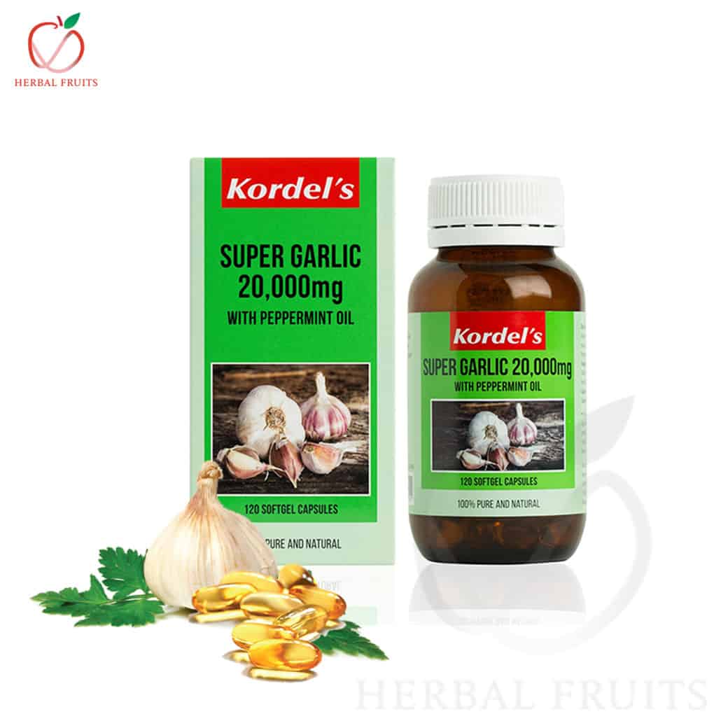 แคปซูลกระเทียมสกัดเข้มข้น Kordel’s Super garlic 20,000 mg 2 แคปซูลกระเทียมสกัดเข้มข้น Kordel’s Super garlic 20,000 mg - Image 2